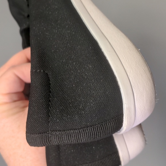 Cloudsteppers by Clarks Black Ballet Shimmer Gathered Flats Size 7 - Picture 9 of 10